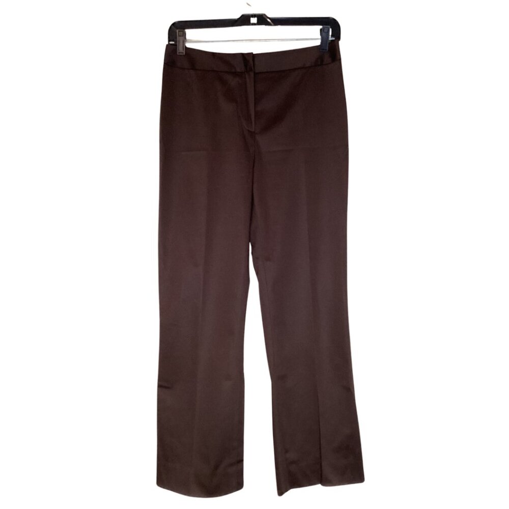 Lafayette 148 Pants Women’s 2 Brown Bootcut Menswear Dress Pant Slacks Trousers